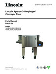 Lincoln Aperion 24 Impinger Conveyor Oven Parts Manual