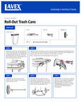 Lavex 95 Gallon | 50 Gallon Roll-Out Trash Cans Assembly Instructions Lavex 95 Gallon | 50 Gallon Roll-Out Trash Cans Assembly Instructions