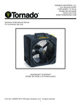 Tornado 98782 Windshear Sidedraft 3-Speed Carpet Dryer / Fan - 1/4 hp manual Tornado 98782 Windshear Sidedraft 3-Speed Carpet Dryer / Fan - 1/4 hp manual