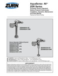 995ZER6000AV manual zurn 995ZER6000AV manual zurn