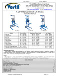 A-LIFT Manual