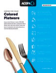 Acopa Flatware Care Instructions