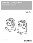 AERO 31 INOX Instructions