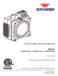 Air Scrubber X-2000 X-3000 X-4000 Series Owner's Manual