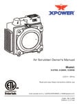 Air ScrubberX-2700?2800?2830 Owner's Manual
