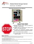 Alera Welded Mobile Cabinet Instructions