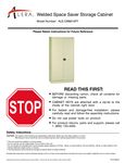 Alera Welded Space Saver Cabinet Instructions