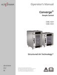 Alto-Shaam Converge Series Combi Oven Manual Alto-Shaam Converge Series Combi Oven Manual