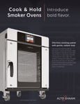 Alto-Shaam Cook and Hold Smoker Sell Sheet