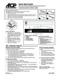 Amana HDC-Y Microwaves Quick Start Guide