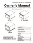 Amana HDC1015 1000W Owner's Manual