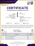 Archer Gluten Free Certificate Archer Gluten Free Certificate