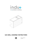 Asella Indu+ Mobile Island Gas Grill Assembly Instructions