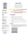 JS036C instructions JS036C instructions