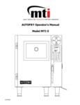 AutoFry MTI-5 2 Gallon Compact Automatic Ventless Fryer Manual
