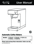 Avantco 177CMA Coffee Maker Manual Avantco 177CMA Coffee Maker Manual
