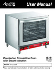 Avantco Countertop Convection Ovens 32M Manual Avantco Countertop Convection Ovens 32M Manual