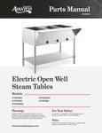 Avantco Electric Steam Tables Parts Manual Avantco Electric Steam Tables Parts Manual