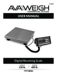 Avaweigh 334RS 150-400 Digital Receiving Scales Manual