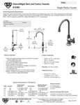 	 FAUCET DECK MT SNGL 5-3/4" GOOSENECK S-R 5.59 GPM