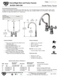 FAUCET DECK MT 4"C 5-3/4" GOOSENECK WB 9.8 GPM FAUCET DECK MT 4"C 5-3/4" GOOSENECK WB 9.8 GPM