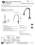 FAUCET DECK MT SNGL GNECK 0.5 GPM FAUCET DECK MT SNGL GNECK 0.5 GPM