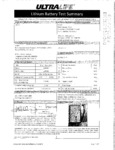 79-668258 Ultralife Test Summary Report