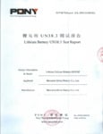 Lithium Battery UN38.3 Test Summary Lithium Battery UN38.3 Test Summary