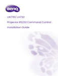 Benq LH730 Installation Manual Benq LH730 Installation Manual