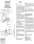 BG477 Sweeper Manual