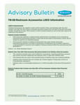 Bobrick TB-88 Restroom Accessories LEED info Advisory Bulletin