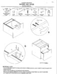 Boss N108 Hanging Pedestal File Assembly Instructions