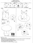 Boss N123 N127 Round Table Assembly Instructions