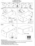 Boss N189 Bow Front Desk Assembly Instructions Boss N189 Bow Front Desk Assembly Instructions