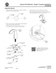 Bradley_Verge Faucet_Trim plate_Installation guide Bradley_Verge Faucet_Trim plate_Installation guide