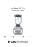 Breville CBL920 Instruction Manual
