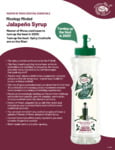 Master of Mixes Jalapeno Syrup Brochure