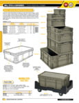 Quantum Straight Wall Stacking Containers