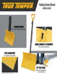 True Temper Folding Snow Shovel Brochure True Temper Folding Snow Shovel Brochure