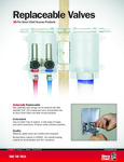 696 replaceable valves brochure