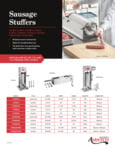 Avantco Sausage Stuffer Brochure