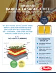 Barilla-Chef Lasagne-Sell-Sheet Barilla-Chef Lasagne-Sell-Sheet