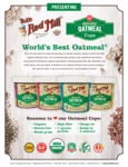 Bob's Red Mill Organic Oatmeal Cups Brochure Bob's Red Mill Organic Oatmeal Cups Brochure