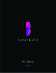 Brochure - Flavour Blaster - Multi Bubble Nozzle Brochure - Flavour Blaster - Multi Bubble Nozzle