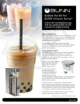 Bunn Bubble Tea Kit Brochure