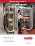 Cambro Camshelving Food Pan Trolley Brochure Cambro Camshelving Food Pan Trolley Brochure