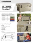 Rotomolded Outdoor Cooler 45qt Sell Sheet