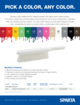 8" POLYESTER COUNTER BRUSH/ colored brochure 8" POLYESTER COUNTER BRUSH/ colored brochure