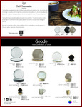 Chef & Sommelier Geode Brochure