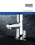 Chicago Faucets 3500 Series Brochure Chicago Faucets 3500 Series Brochure